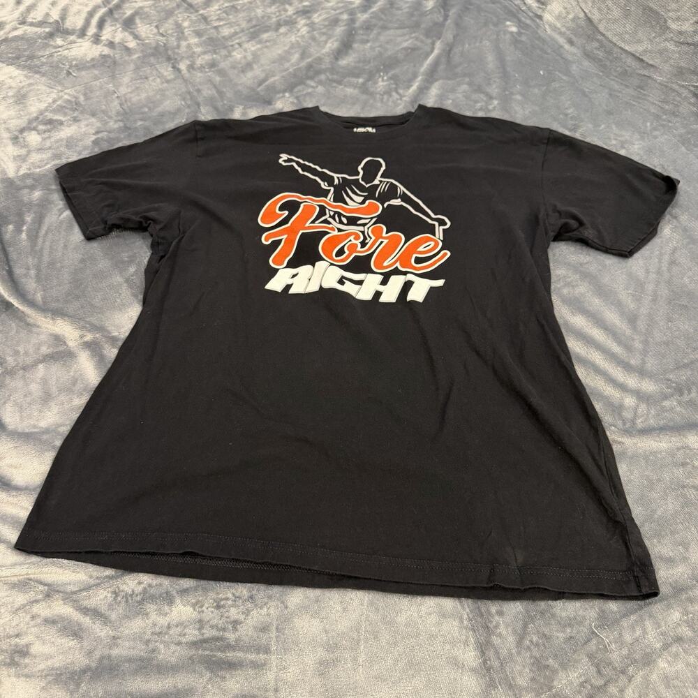 USAG U Suck at Golf T Shirt Men's Sz XL Fore Right Graphic Fun Black